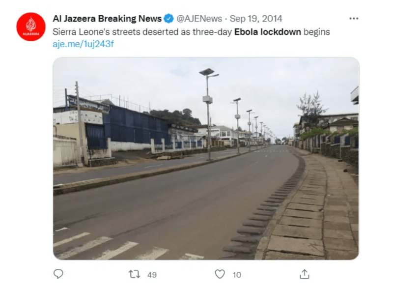 bloqueo de al jébola