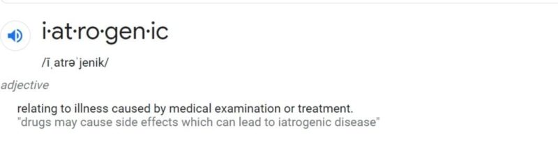 iatrogenní