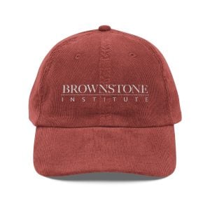 Embroidered Vintage Corduroy Baseball Cap - Brownstone Institute